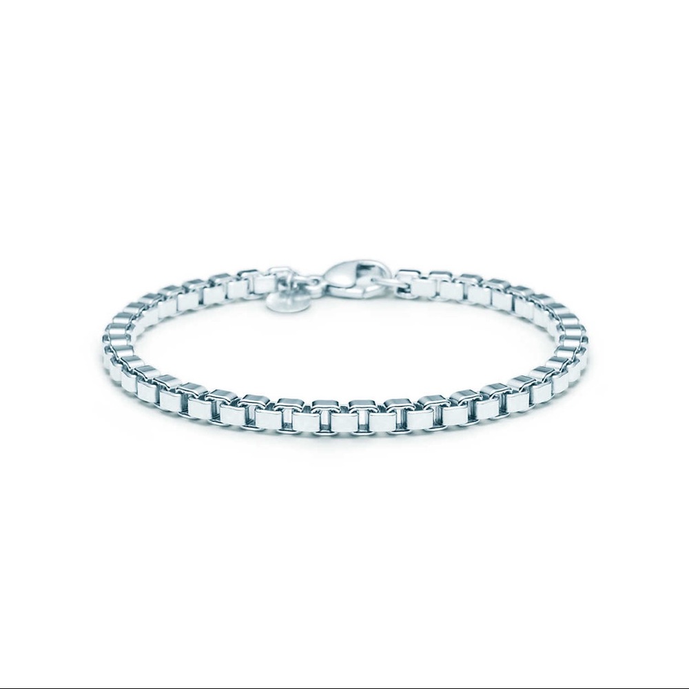 Tiffany and co 925 Venetian box chain bracelet